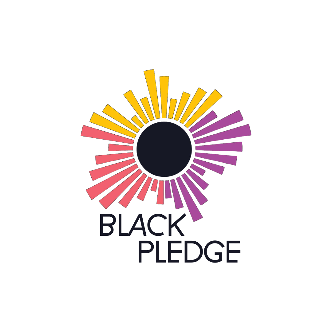 black pledge logo