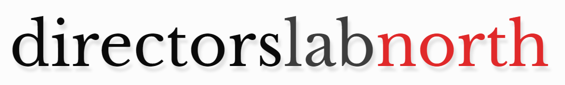 DirectorsLabNorth wordmark, the word "north" is in red and the rest is in black