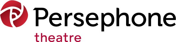 Persephone Theatre logo - to the left is a red flower