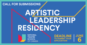 Artistic Leadership Residency Banner